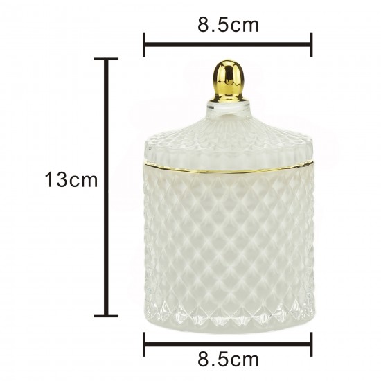 Pote 9x13cm Decorativo Vidro Sodo-calcico
